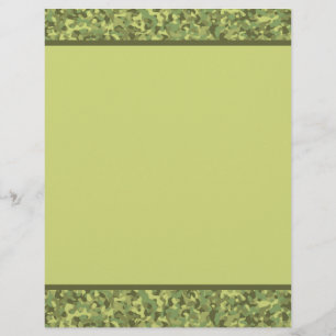 Camouflage army print scrapbook paper