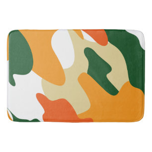 camouflage bath mat
