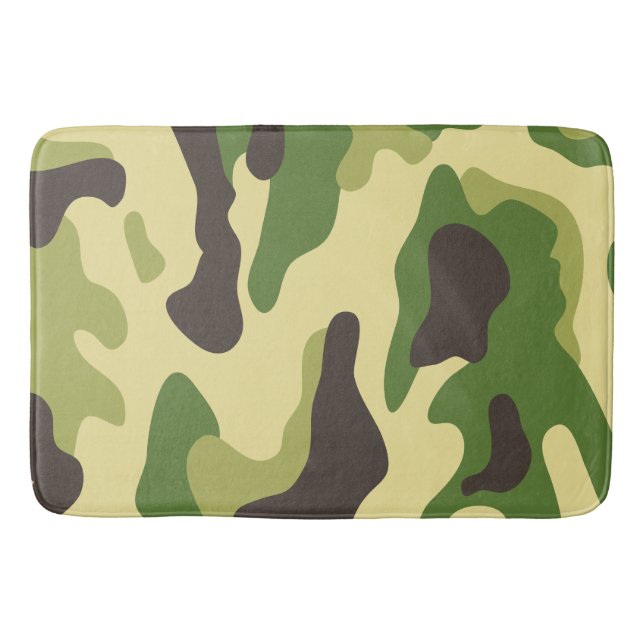 Camouflage Bath Mat (Front)