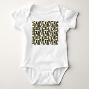 Camouflage Birds  Baby Bodysuit