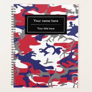 Camouflage, Blue White Red Grey, Military, Army Planner