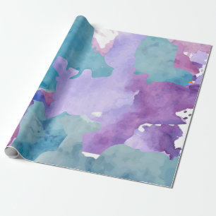 Camouflage Blue Wrapping Paper