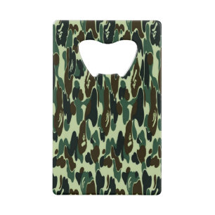 Camouflage Bottle Opener Credit Card Size