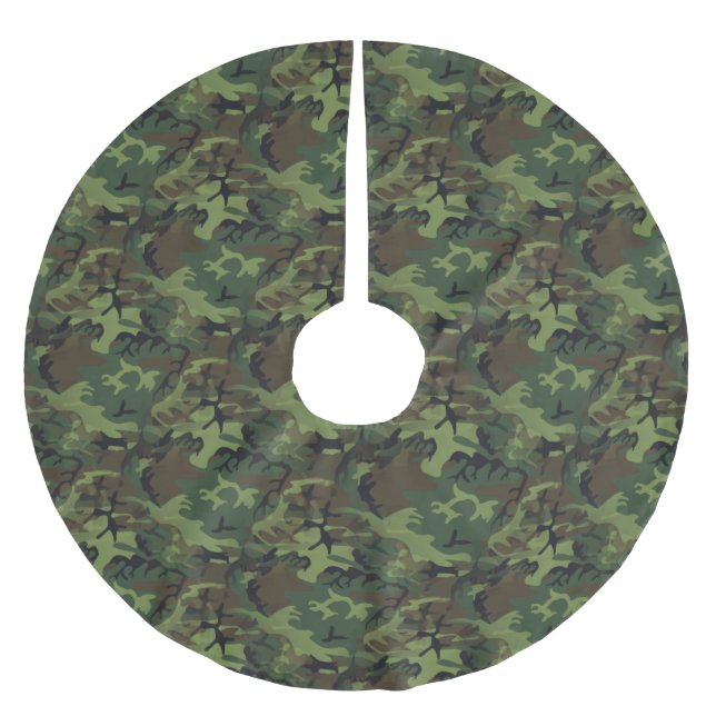 Camouflage Brushed Polyester Tree Skirt (Front)