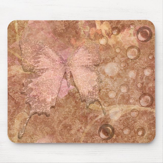 Camouflage Butterfly_Mousepad Mouse Pad (Front)