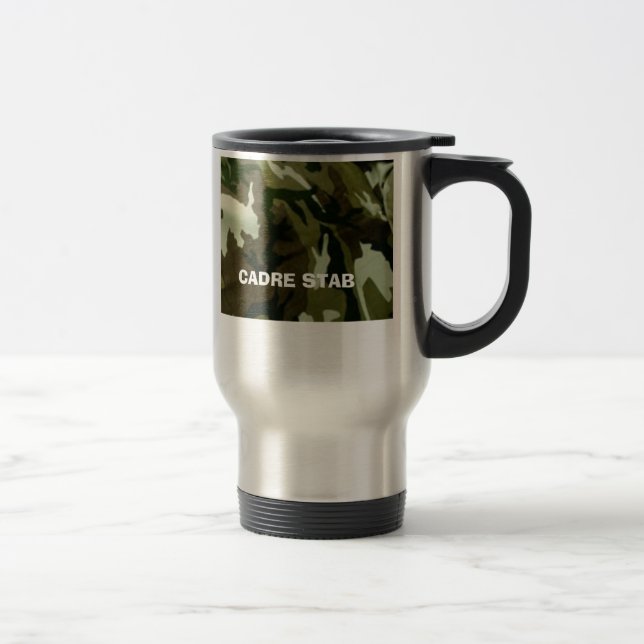 Camouflage, CADRE STAB Travel Mug (Right)
