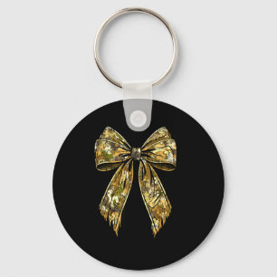 Camouflage Camo Bow Hunting Girl Key Ring