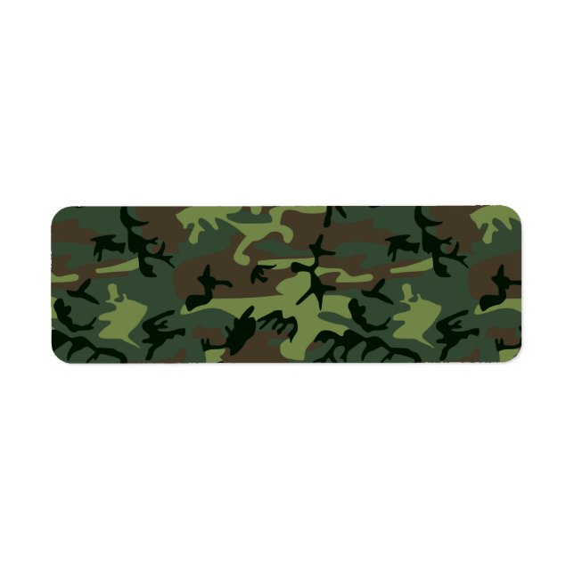 Camouflage Camo Green Brown Pattern (Front)