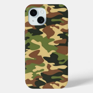 camouflage iPhone 15 case