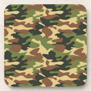 camouflage coaster