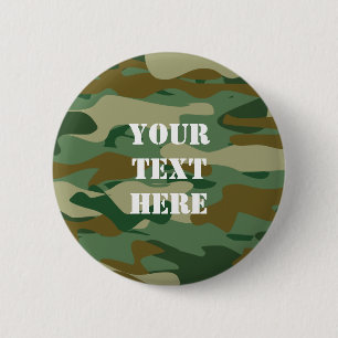 Camouflage colour pattern design buttons   Camo