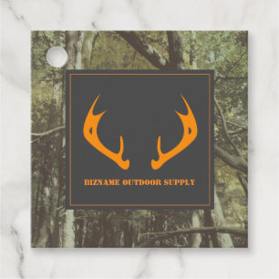 Camouflage Deer Antlers Outdoor Business Price Favour Tags
