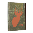 Camouflage & Deer Head iPad Folio