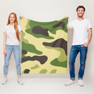 Camouflage Fleece Blanket
