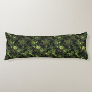 Camouflage Floral Guest Room Decor Romantic Wedge Body Cushion