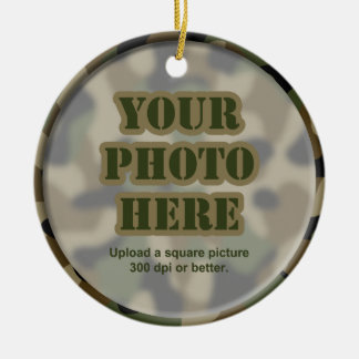 Camouflage Frame Ornament (2-sided)