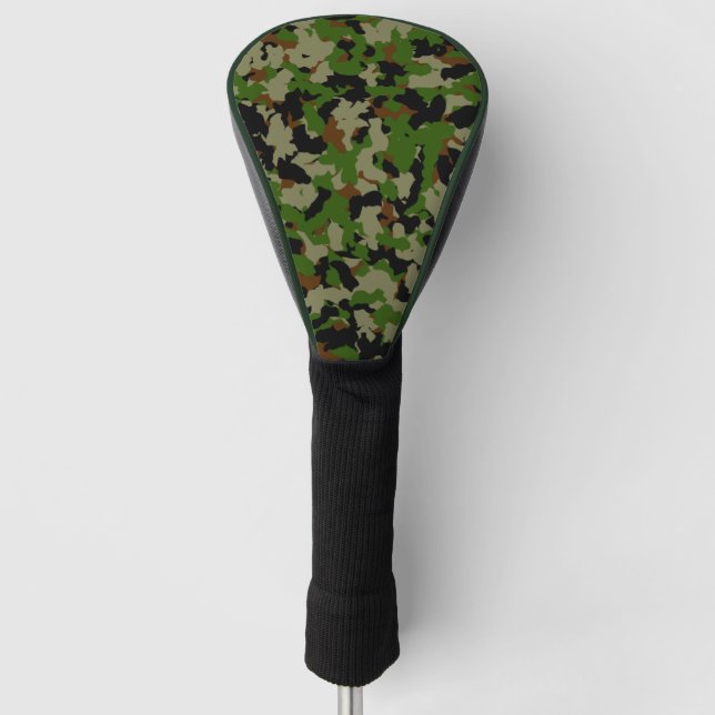 Camouflage Golf Head Cover (Front)