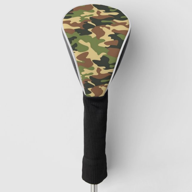 camouflage golf head cover (Front)