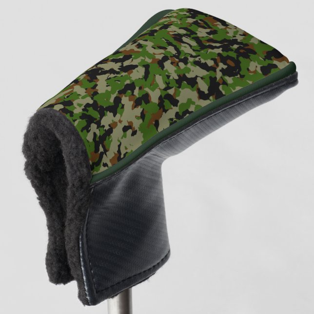 Camouflage Golf Head Cover (3/4 Front)