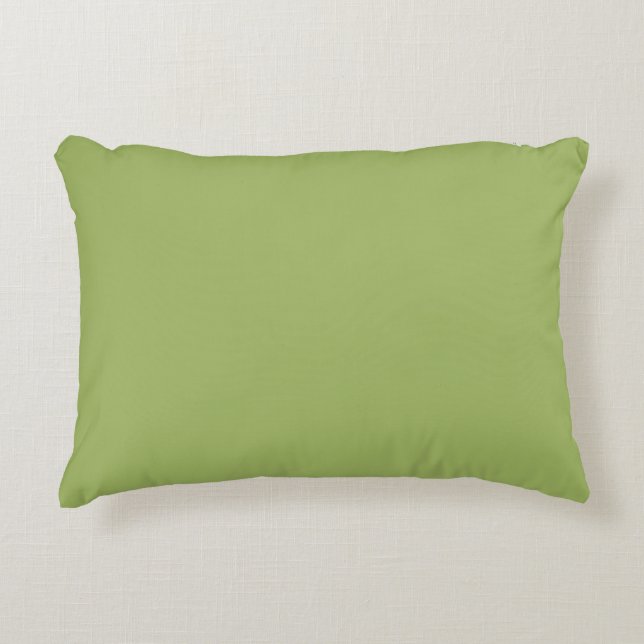Camouflage Green Accent Pillow (Front)