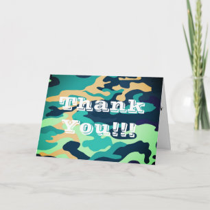 Camouflage  Greeting Card