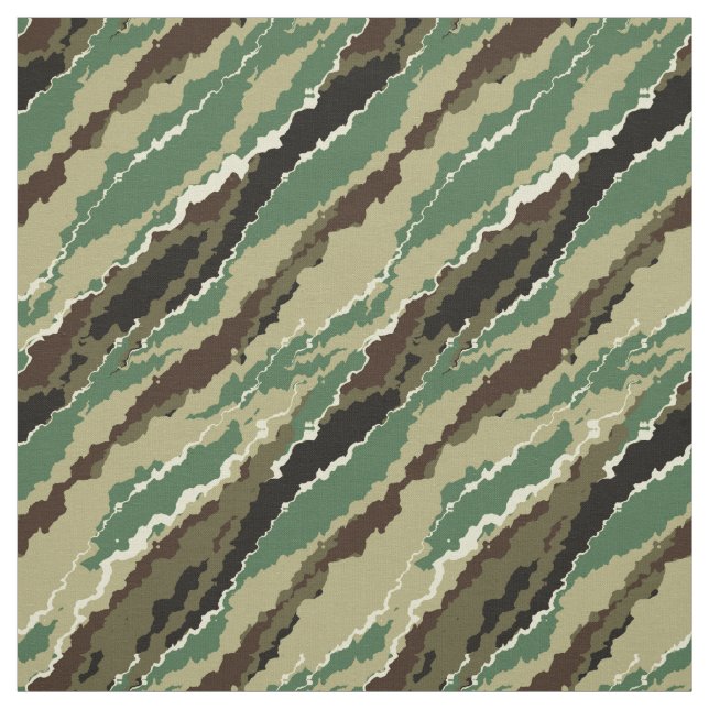 Camouflage Hakki spotted striped pattern Fabric (Swatch)