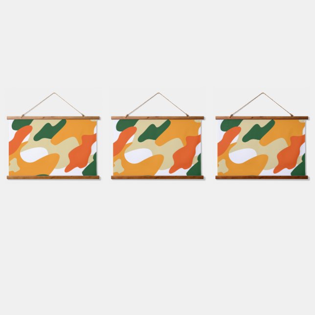 camouflage hanging tapestry (Triple)