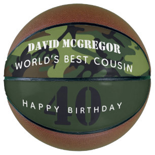 Camouflage Happy Birthday World’s Best Basketball