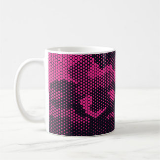 Camouflage hexagonal, military texture background coffee mug