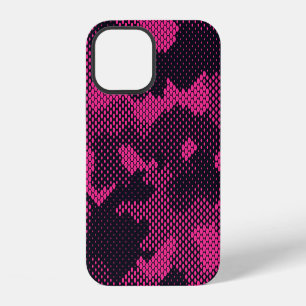 Camouflage hexagonal, military texture background iPhone 12 case