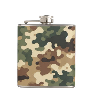 Camouflage Hip Flask