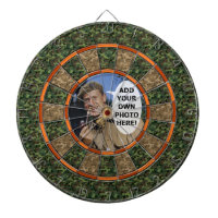 Camouflage Hunter Green Orange Photo