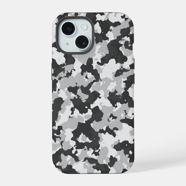 camouflage iPhone 15 case (Back)