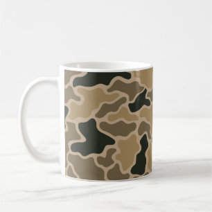 camouflage khaki coffee mug