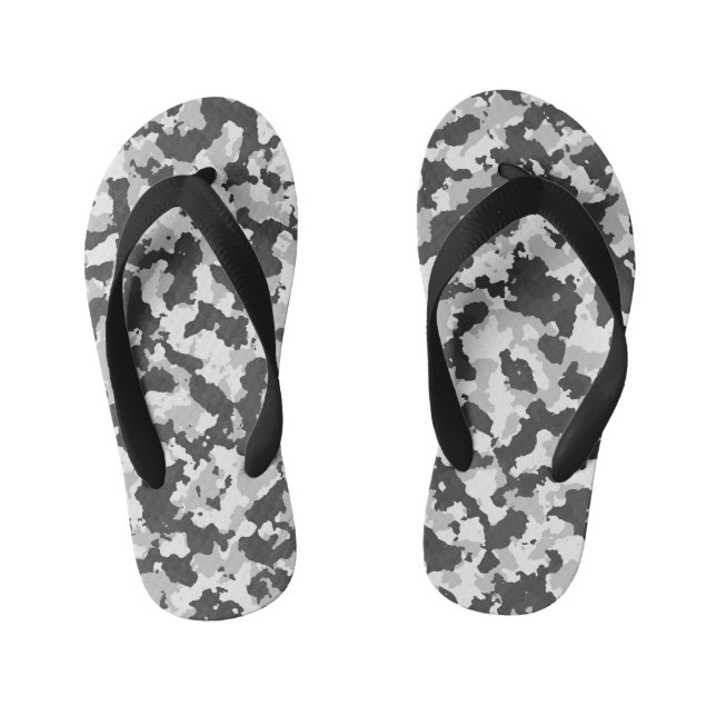 camouflage kid's jandals (Footbed)