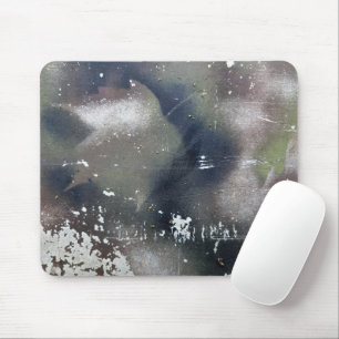 Camouflage Leaf Pattern Mouse Pad