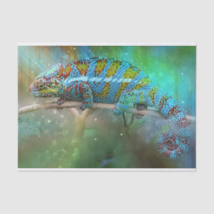 camouflage lizard tissue paper