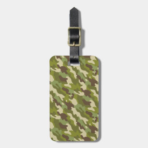 Camouflage Luggage Tag