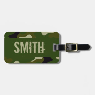 Camouflage Luggage Tag