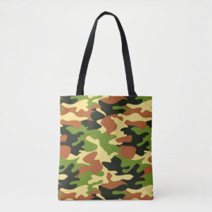 Camouflage Military Pattern Tote Bag