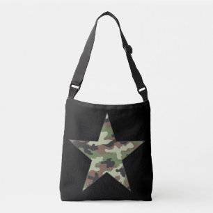Camouflage Military Star Crossbody Bag