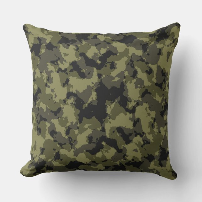 Camouflage military style cushion (Front)