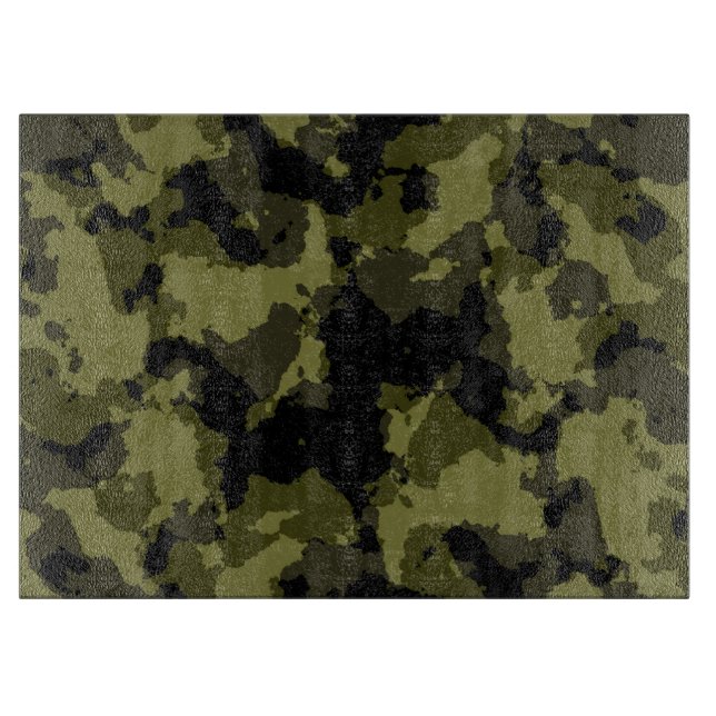 Camouflage military style cutting board (Front)