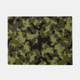 Camouflage military style doormat