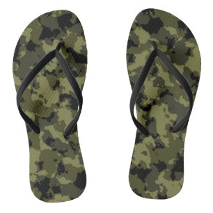 Camouflage military style jandals