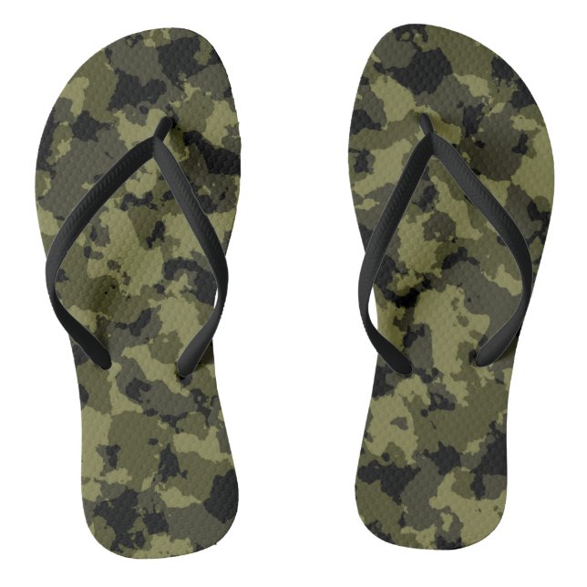 Camouflage military style jandals (Footbed)