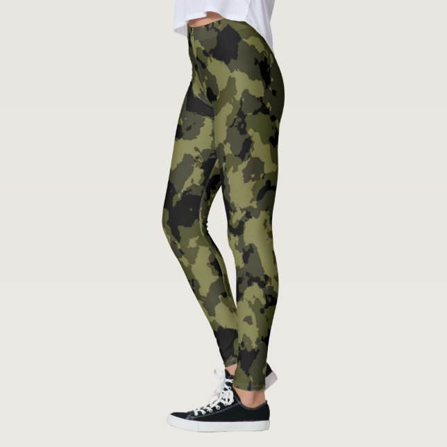 Camouflage military style leggings (Left)