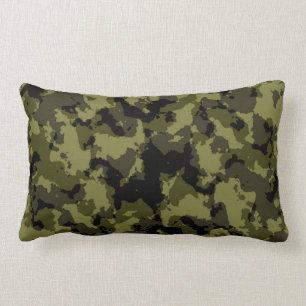 Camouflage military style lumbar cushion