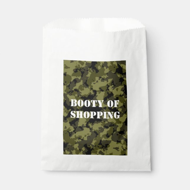 Camouflage military style pattern favour bags (Front)