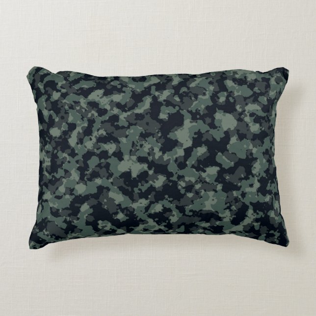 Camouflage military texture decorative cushion (Front)